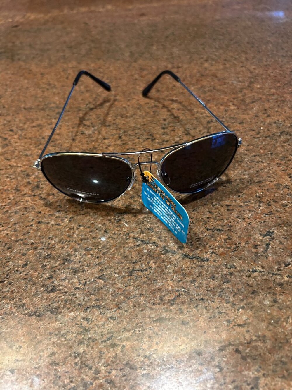 Mirrored Silver Rims Sunglasses - NWT